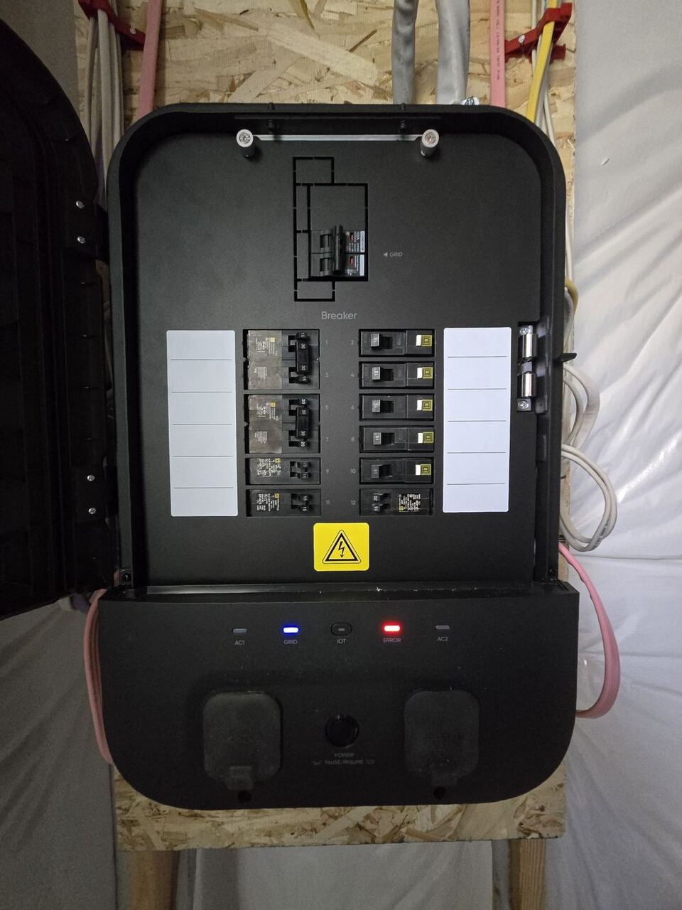 Panel for Battery Back-up
